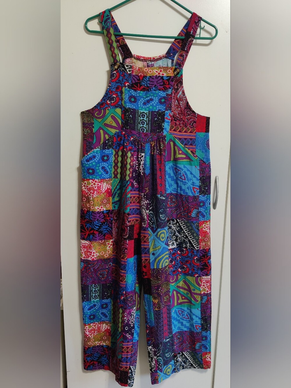 Colorful Patchwork Boho Overalls/Jumpsuit